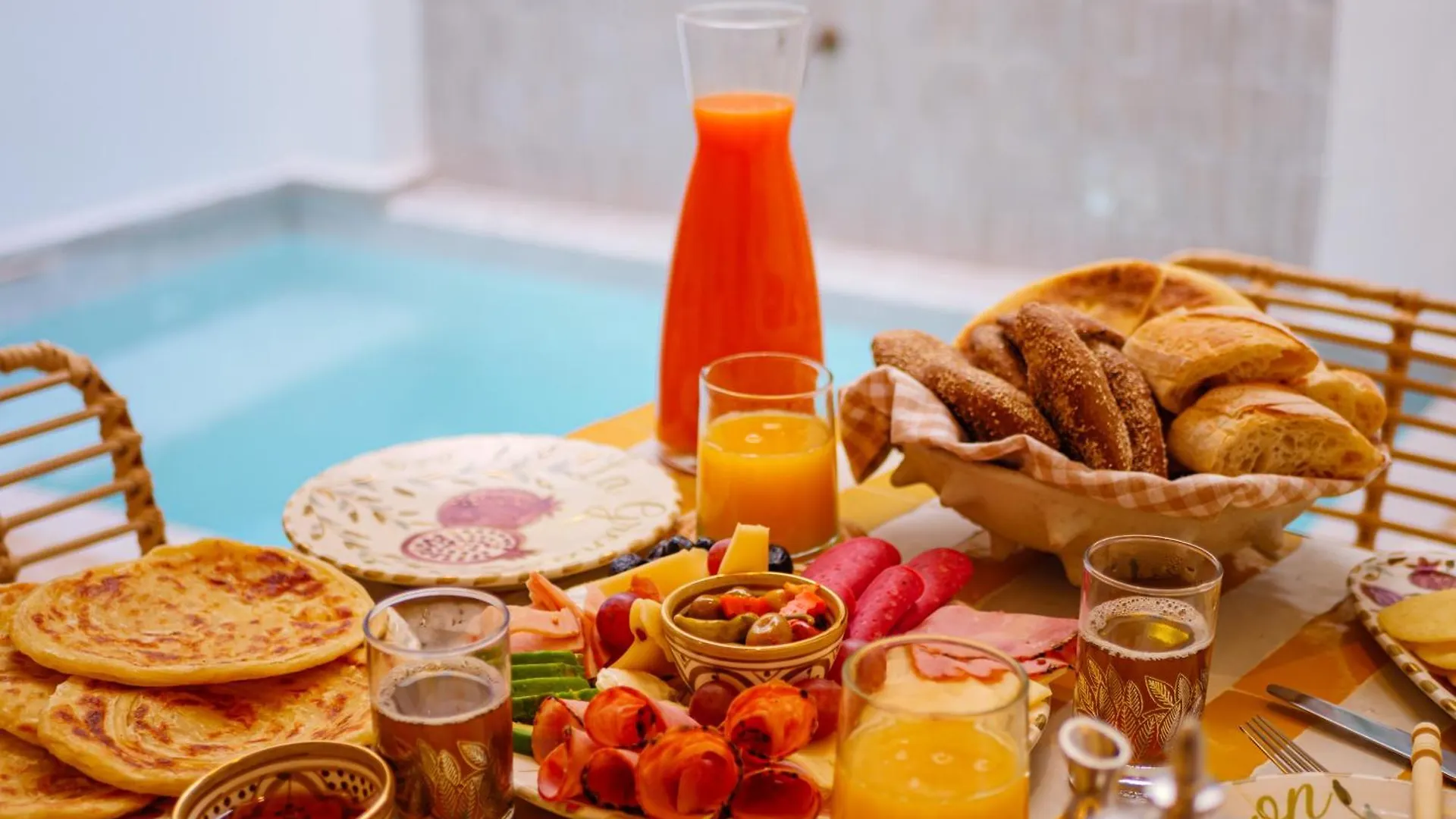 Riad Abati Piscine Privee Avec Petit Dejeuner Et Terrasse Marrakesh 0*,